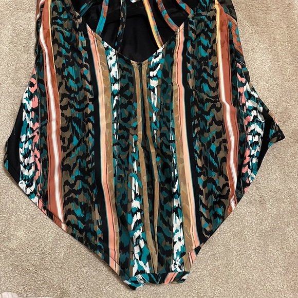 MAGICSUIT women’s striped DREW twist knot / one piece swimsuit statement back 12 - Picture 7 of 12